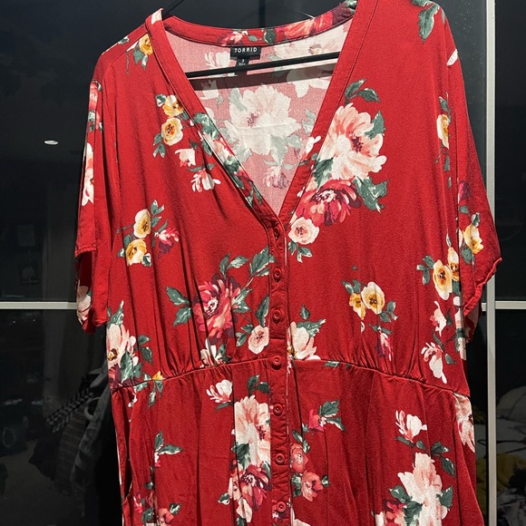 Torrid Floral Dress - Picture 3 of 3
